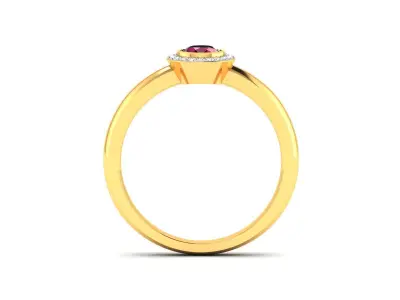 Women Ring  Render 3dm STL OBJ FBX Details 3D print model 218