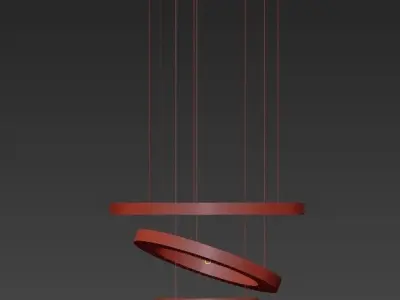 Marchetti Crystal Pendant lamp Canopus LED 3D model