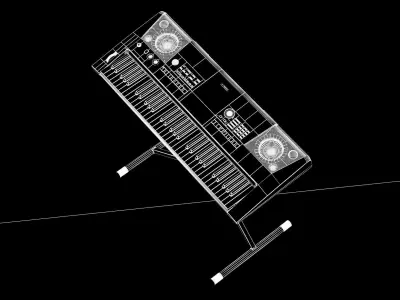 Yamaha PSR-E413 3D model