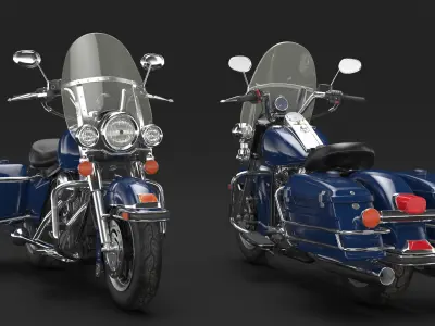  Classic Road Motorcycle Blue 