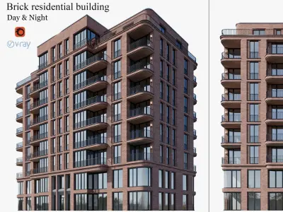 Residential and commercial buildings 3D Model Pack