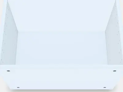 METOD Wall cabinet frame 5 Low-poly 3D model