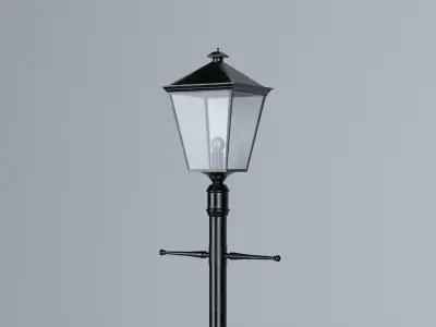 London Lamp Post - Variation 01 - 3D model