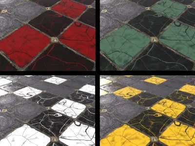 10 PBR MARBLE TILE MATERIAL Texture