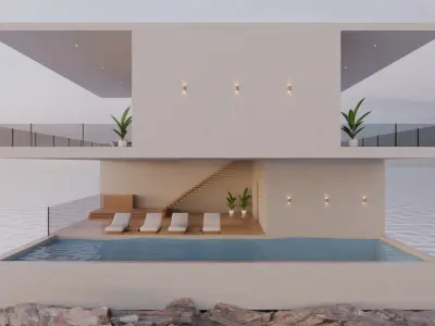 Meta Homes - 05 - Baked Low-poly 3D model