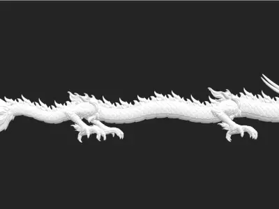 Chinese Dragon 3D print model get