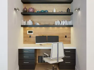 Home Office Interior 3D model