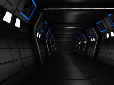 Sci Fi Corridor 3D model order