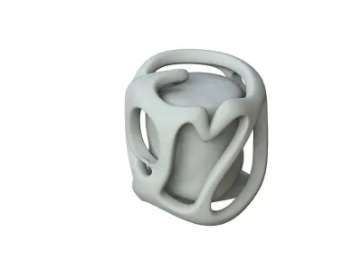 SciFi Shape Object Low Poly Low-poly 3D model