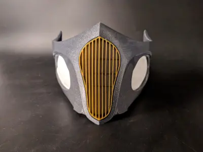 Respirator - Breathing Mask With HEPA Filter Free 3D print model
