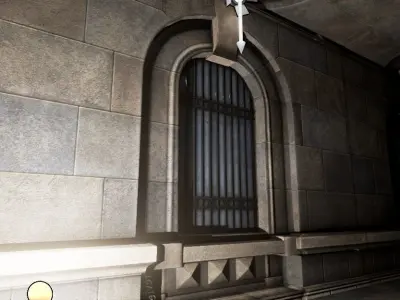 game scene Low-poly 3D model