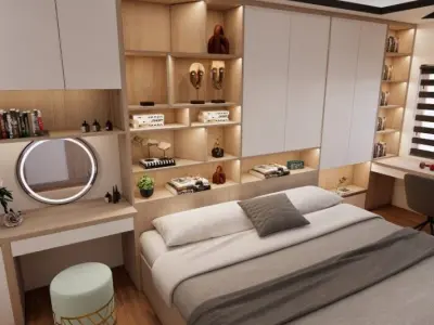 Bedroom Interior Model  Free 3D model