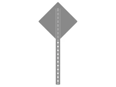 main road 3D model