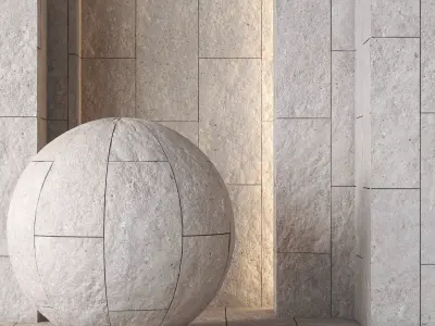 Decorative Stone Wall Texture 4K - Seamless Texture