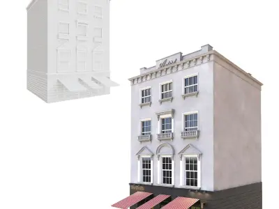 Restaurant Building 3D model