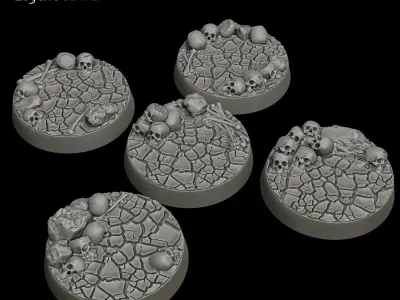 LegendGames 25mm Round Base Collection 3D print model