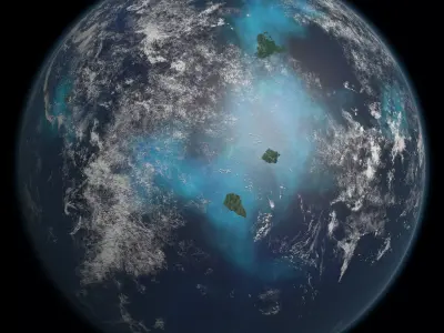 Oceanic Planet 03 Free 3D model