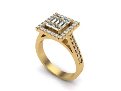 Jewelry ring 438 3D print model