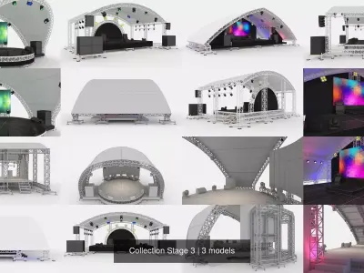 Collection Stage 3 3D Model Pack