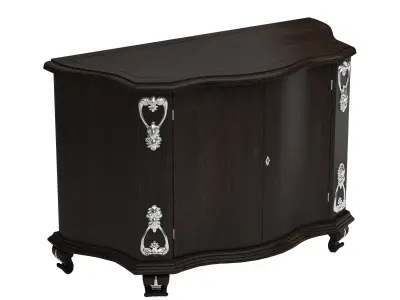 Louis XVI style 2 doors commode 3D model