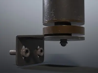 SciFi - Antenna Low-poly 3D model