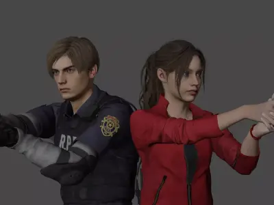 EEVE Stress Test Scene Free 3D model