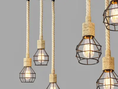 Rope Light 3D model
