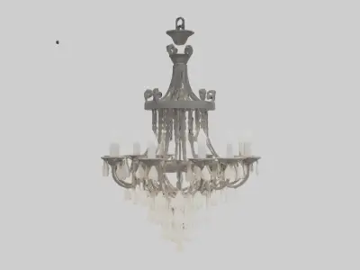 Light fixture model Low-poly 3D model