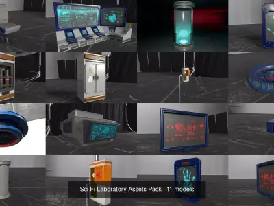 Sci Fi Laboratory Assets Pack