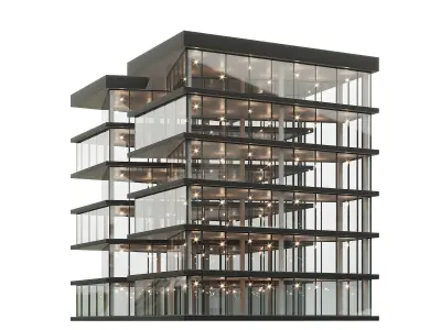 Office house building 9 3D model