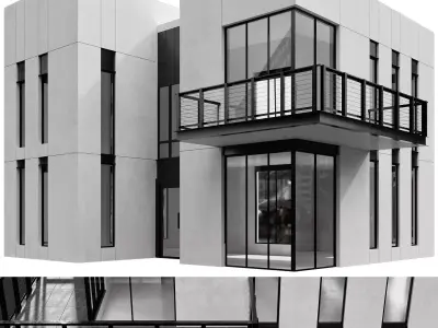 MODERN HOUSE NO7 A 3D model