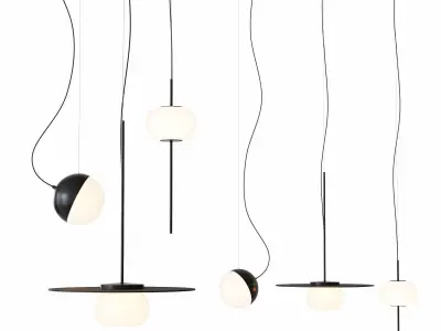 Milan Iluminacion Lamps  Astros Half Knock 3D model