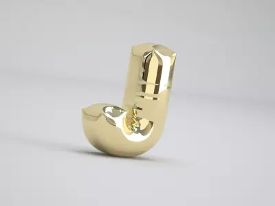 J Balloon Gold 3D model