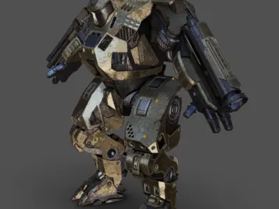 Mech 11 - Read Description Low-poly 3D model