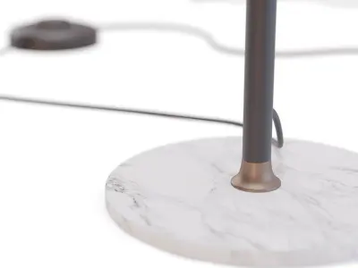 Arredoluce Three-Arm Floor Lamp Low-poly 3D model