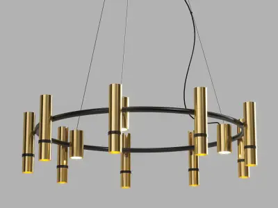 Lampatron React R 12 lamps 3D model