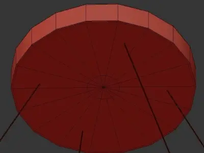 DEEVOLPO ring pendant light 3D model