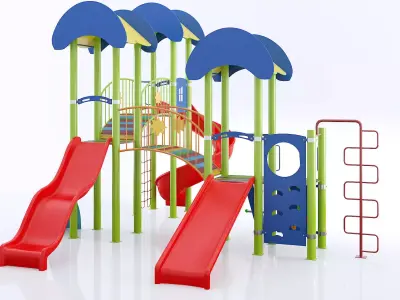 kids child playground 3d model 3D model