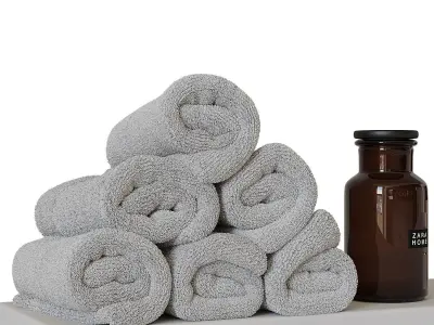 Decorative bathroom set 15 3D model