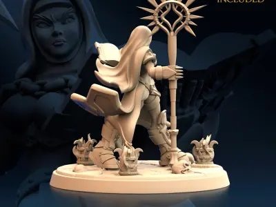 Ascended Maiden A Nude 3D print model
