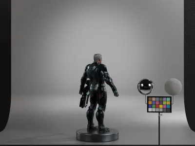 Cable Low-poly 3D model