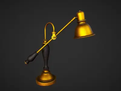 Desk Lamp - Low Poly Low-poly 3D model