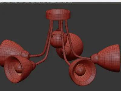 De Markt vita Low-poly 3D model