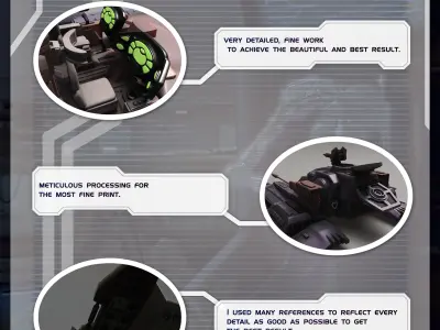 star wars 3d printable high detailed  tx-130 hover tank 3D print model