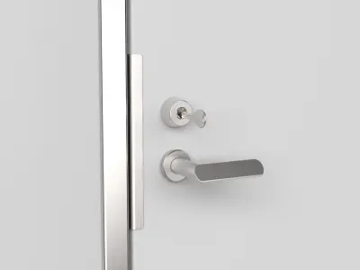 key and key hole 3D model