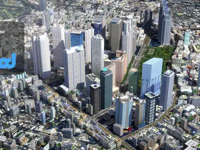 Japanese Streetscape Tokyo 0018 3D model