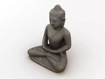 Buddha Statue 005 3D model
