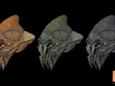 Sci-Fi Experimental Low-poly 3D model