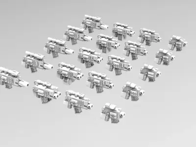 Deathvigil Weapons 3D print model