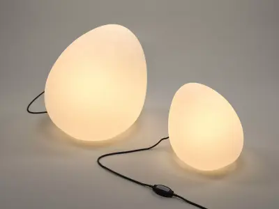 Dolmen Lamps 3D model